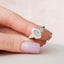 3.5 CT Oval Cut Three Stone Moissanite Engagement Ring - crownmoissanite