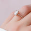 2.0 CT Emerald Milgrain Vintage Style Moissanite Engagement Ring - crownmoissanite
