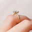 1.5 CT Radiant Hidden Halo Moissanite Engagement Ring - crownmoissanite