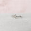 1.5 CT Radiant Shaped Moissanite Hidden Halo Engagement Ring - crownmoissanite