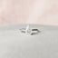 1.5 CT Pear Shaped Moissanite Hidden Halo Engagement Ring - crownmoissanite