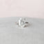 5.0 CT Oval Cut Solitaire Style Moissanite Engagement Ring - crownmoissanite