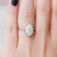 3.5 CT Oval Cut Solitaire Style Moissanite Engagement Ring - crownmoissanite