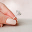 1.50 - 3.50 CT Pear Cut Halo & Pave Moissanite Engagement Ring - crownmoissanite