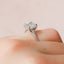 3.0 CT Cushion Hidden Halo & Pave Setting Moissanite Engagement Ring - crownmoissanite
