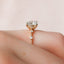 2.0 CT Round Dainty Pave Moissanite Engagement Ring - crownmoissanite