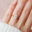 2.0 CT Oval Shaped Moissanite Twig Style Engagement Ring - crownmoissanite