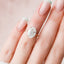 4.0 CT Oval Hidden Halo Setting Moissanite Engagement Ring - crownmoissanite