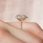 4.5 CT Oval Cut Halo Style Moissanite Engagement Ring - crownmoissanite