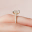 2.5 CT Radiant Hidden Halo & Pave Moissanite Engagement Ring - crownmoissanite
