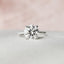 3.50 CT Round Hidden Halo & Pave Setting Moissanite Engagement Ring - crownmoissanite