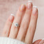 2.0 CT Round Dainty Pave Moissanite Engagement Ring - crownmoissanite