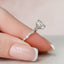 2.5 CT Cushion Milgrain Pave Vintage Style Moissanite Engagement Ring - crownmoissanite