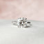 4.0 CT Cushion Cut Solitaire Style Moissanite Engagement Ring - crownmoissanite