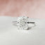 6.0 CT Cushion Cut Solitaire Solitaire Moissanite Engagement Ring - crownmoissanite