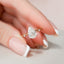 1.5 CT Pear Pave Twisted Moissanite Engagement Ring - crownmoissanite