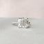 4.5 CT Cushion Hidden Halo & Pave Moissanite Engagement Ring - crownmoissanite