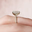 3.5 CT Radiant Solitaire & Pave Moissanite Engagement Ring - crownmoissanite
