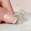 5.0 CT Oval Cut Pave Setting Moissanite Engagement Ring - crownmoissanite