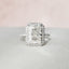 5.0 CT Radiant Halo Style Pave Setting Moissanite Engagement Ring - crownmoissanite