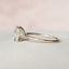 4.0 CT Cushion Solitaire Style Moissanite Engagement Ring - crownmoissanite
