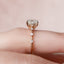 2.0 CT Cushion Dainty Pave Moissanite Engagement Ring - crownmoissanite