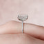 3.0 CT Oval Hidden Halo & Pave Moissanite Engagement Ring - crownmoissanite