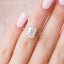 3.5 CT Radiant Solitaire & Pave Moissanite Engagement Ring - crownmoissanite