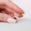 2.0 CT Emerald Milgrain Vintage Style Moissanite Engagement Ring - crownmoissanite