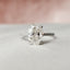3.0 CT Oval Pave & Hidden Halo Setting Moissanite Engagement Ring - crownmoissanite