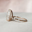4.0 CT Pear Solitaire Dainty Pave Style Moissanite Engagement Ring - crownmoissanite