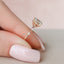 2.0 CT Cushion Dainty Pave Moissanite Engagement Ring - crownmoissanite