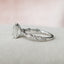 2.0 CT Emerald Milgrain Vintage Style Moissanite Engagement Ring - crownmoissanite