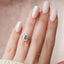 2.0 CT Emerald Milgrain Vintage Style Moissanite Engagement Ring - crownmoissanite