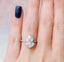 4.5 CT Pear Cut Solitaire & Pave Setting Moissanite Engagement Ring - crownmoissanite