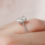 3.0 CT Oval Pave & Hidden Halo Setting Moissanite Engagement Ring - crownmoissanite
