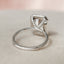 5.0 CT Radiant Halo Style Pave Setting Moissanite Engagement Ring - crownmoissanite