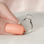 2 CT Oval Cut Moissanite Engagement Ring With Pave Setting - crownmoissanite