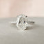 2.5 CT Oval Hidden Halo & Pave Setting Moissanite Engagement Ring - crownmoissanite