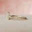 2.0 CT Radiant Solitaire & Hidden Halo Moissanite Engagement Ring - crownmoissanite