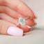 2.5 CT Oval Hidden Halo & Pave Setting Moissanite Engagement Ring - crownmoissanite