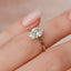 1.5 - 3.50 CT Oval Hidden Halo Moissanite Engagement Ring - crownmoissanite