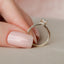 1.5 - 3.50 CT Oval Hidden Halo Moissanite Engagement Ring - crownmoissanite