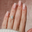 1.5 - 3.50 CT Oval Hidden Halo Moissanite Engagement Ring - crownmoissanite