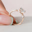 2.5 CT Round Cut Twig Pave Setting Moissanite Engagement Ring - crownmoissanite