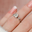 1.0 CT Cushion Solitaire & Twig Setting Moissanite Engagement Ring - crownmoissanite