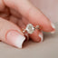 1.0 CT Oval Shaped Moissanite Twig Style Engagement Ring - crownmoissanite