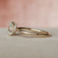 1.5 - 3.50 CT Oval Hidden Halo Moissanite Engagement Ring - crownmoissanite