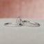 1.0 -3.0 CT Radiant Cut Hidden Halo Moissanite Bridal Ring Set - crownmoissanite