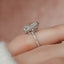 2.0 CT Pear Cut Halo & Pave Setting Moissanite Engagement Ring - crownmoissanite